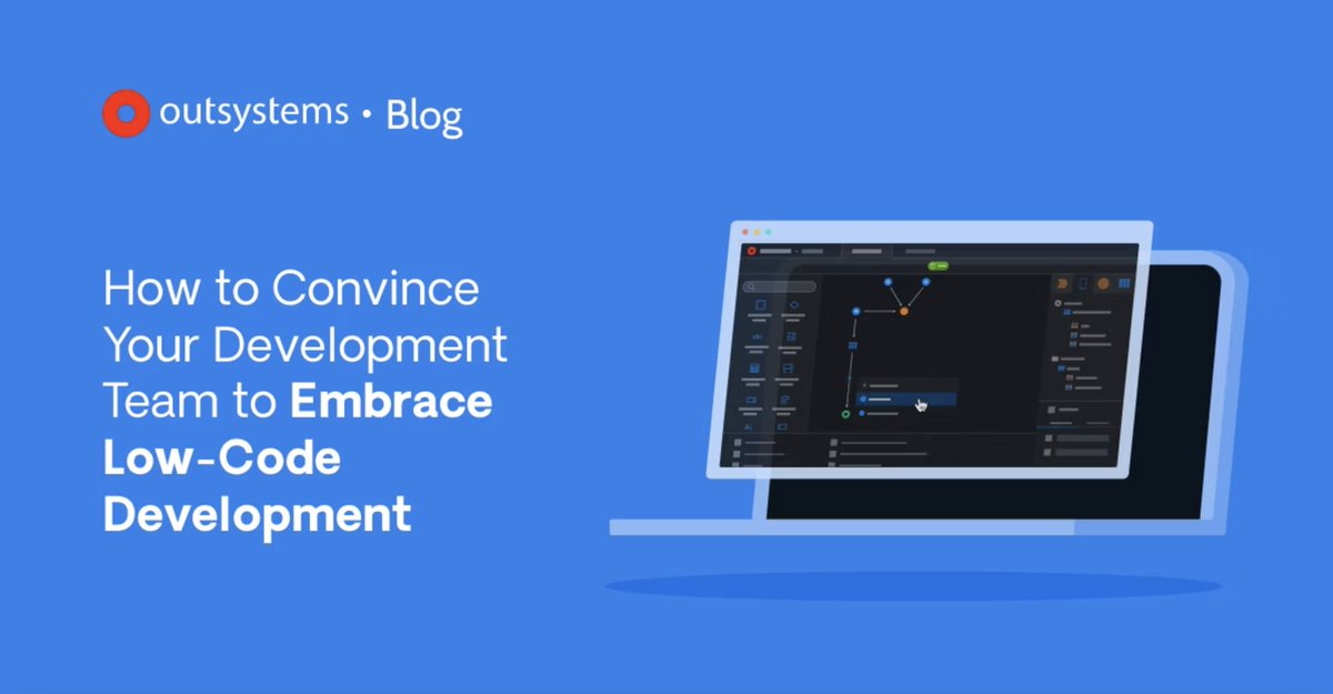 You've just selected a #lowcode platform that best suits your business needs and now it's time to get your developers' buy-in. How can you overcome skepticism? Here are 7 reasons to embrace low-code: outs.so/AC3205 

#OutSystemsPartner
