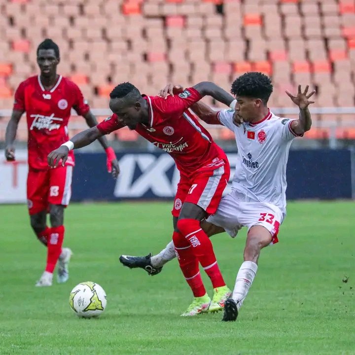 koncept_tv's tweet photo. FT : Simba SC 1-0 Waydad Casablanca
⚽ Jean Baleke
Simba wameanza vyema mchezo wao kwanza wa Robo Fainali ya Ligi ya Mabingwa barani Afrika kwa kuwafunga Mabingwa watetezi wa Michuano hiyo, goli 1-0 katika uwanja wa Benjamin Mkapa, Dar es Salaam. #TotalEnergiesCAFCL #SSCWAC https://t.co/DdBTmGca2o