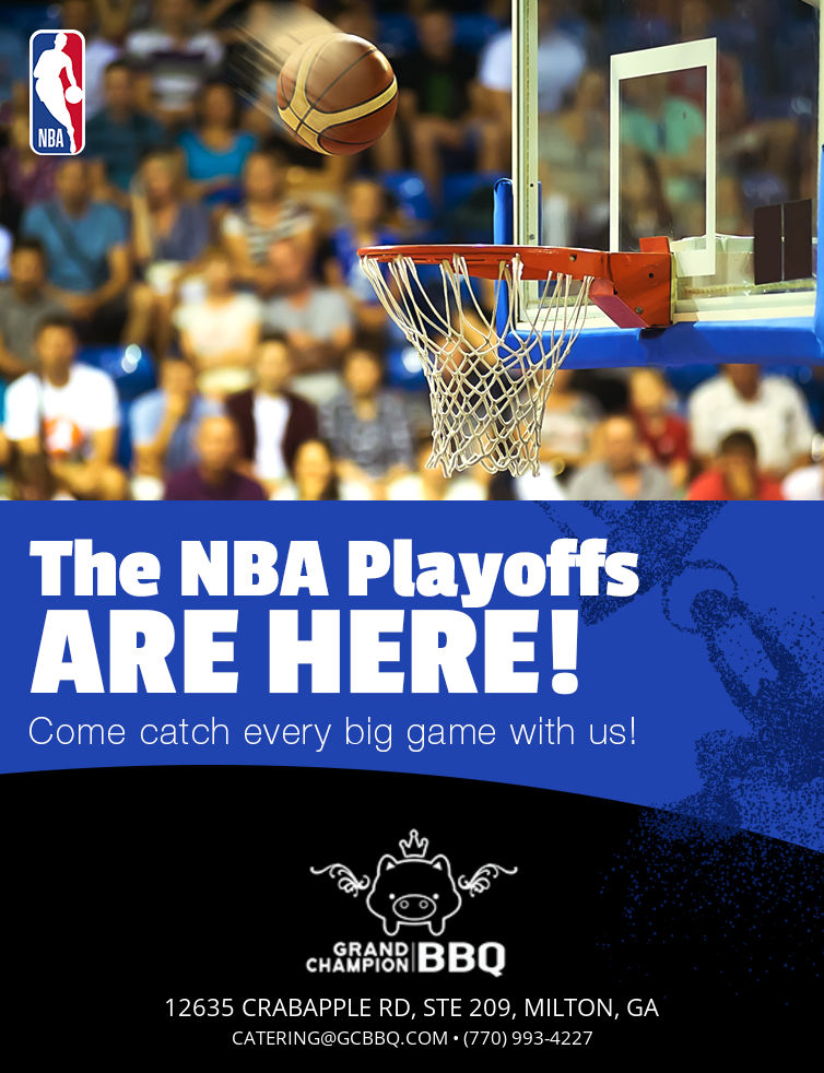 Come watch the NBA Playoffs with us! spt.to/EPl86