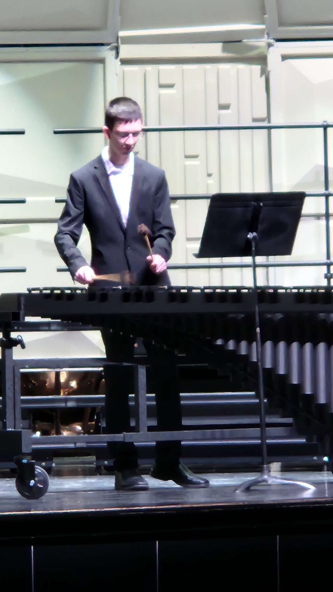 bison_band's tweet photo. Congratulations to Caleb Rowe for his marimba solo and the duet of Claire Blomstedt and Cheyenne Veach for receiving Superior Ratings at District Music Contest today! #bisonband🦬🥁🎺📯 https://t.co/6fDX394ZUj