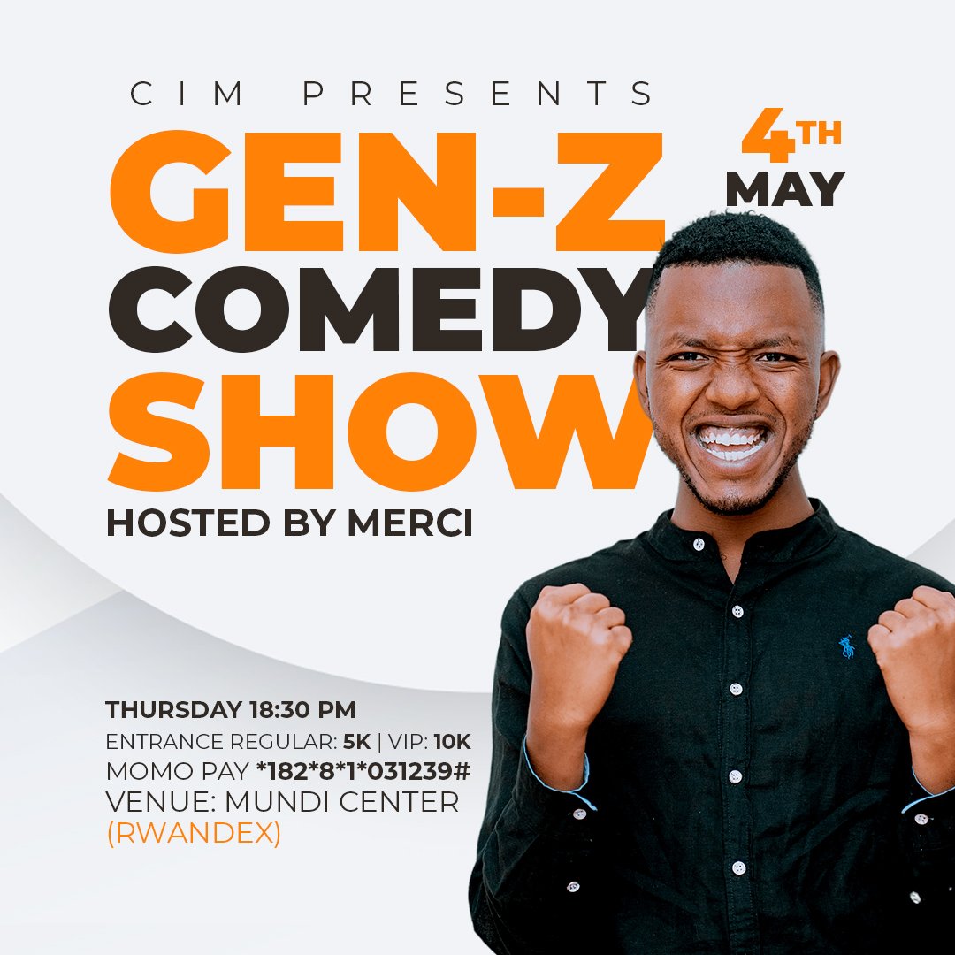 MerciNdaruhutse's tweet photo. #genzcomedyshow is back
Location:MUNDI CENTER (RWANDEX) https://t.co/jOG33nyySz
