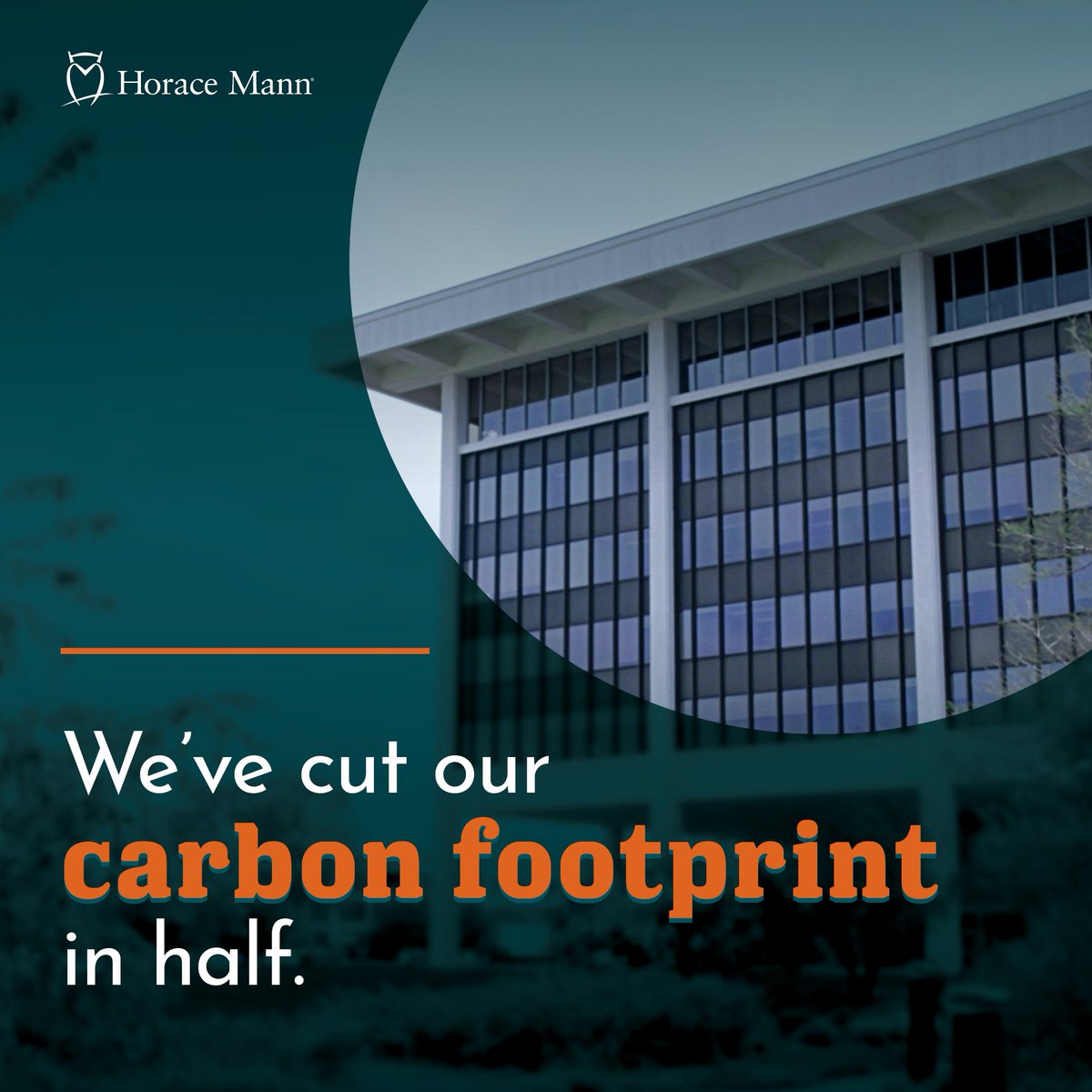 Farrell_Ins_Inc's tweet photo. Since 2019, Horace Mann has cut its carbon emissions in half, and we’re planning to achieve net-zero by 2050! Read more at https://t.co/Xqv6SMxI0p. https://t.co/b04oIdzOCo