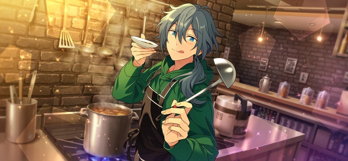 yoroshikilled's tweet photo. [enstars] hello!!! i've tled niki shiina's second fs story, "bon appétit!" thank you so much to @vespertinerose for looking over this for me!!!

"From the top of my head to the tips of my toes, it feels like I'm marinated in culinary arts."

read here: https://t.co/X2exVi8acl https://t.co/TE5XUPCgcM