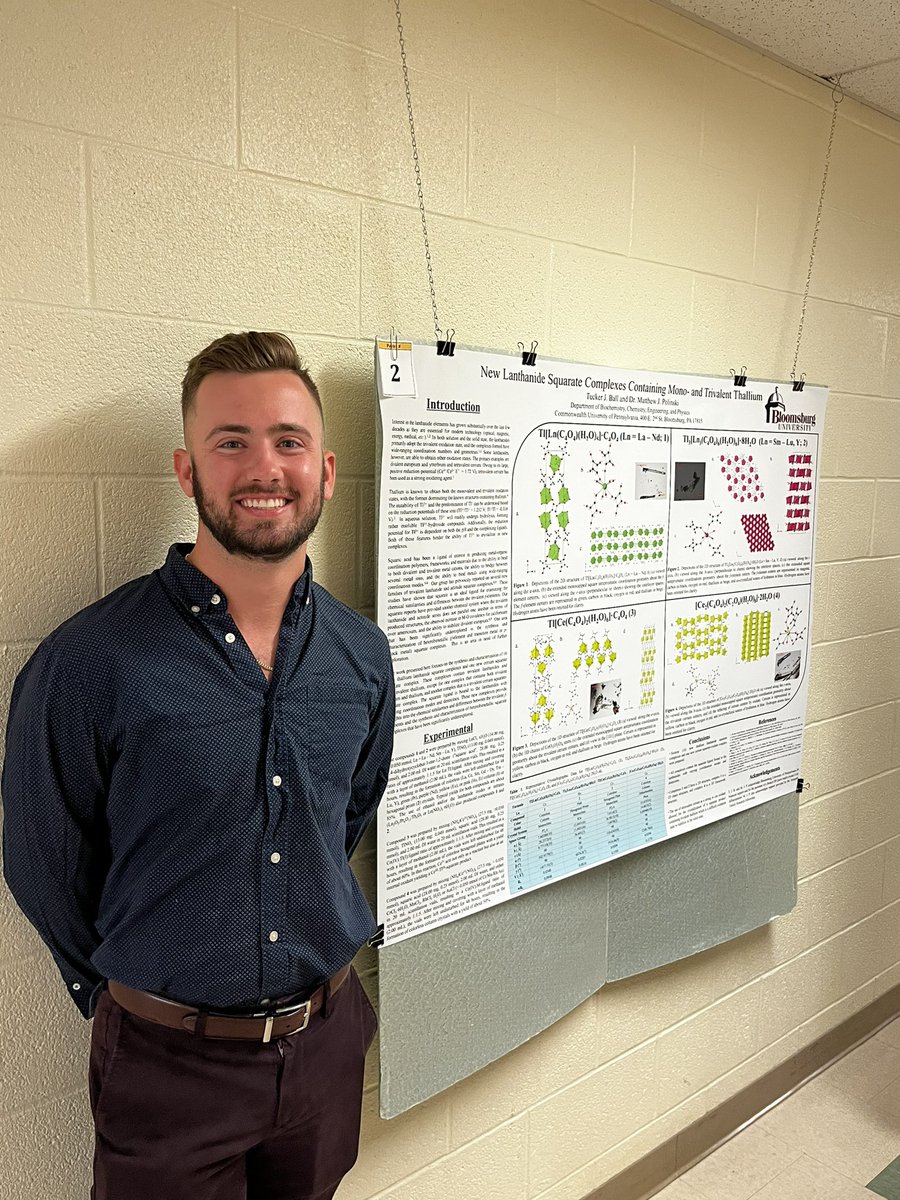 PolinskiGroup's tweet photo. Going out in style!  Tucker presented a wonderful poster yesterday, earning 2nd place in the Biochem, Chem, Engineering and Physics division and winning Audience Favorite poster!  Congrats, Tucker! https://t.co/6MIx1LZlYJ