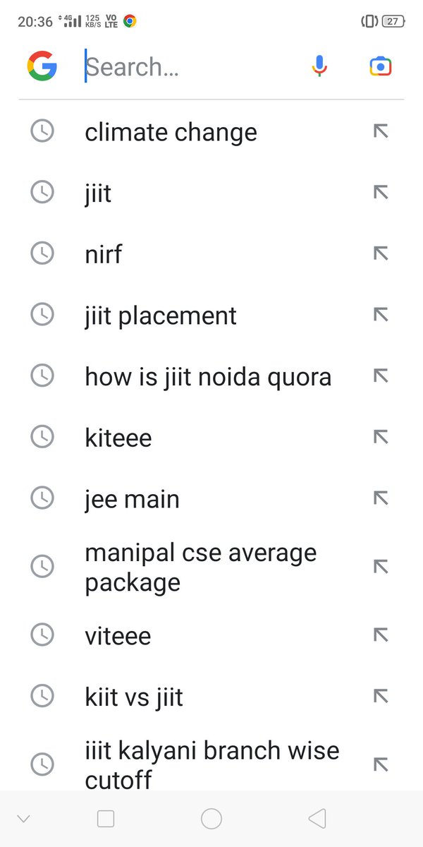 OswalRaman's tweet image. @Google 
@GoogleIndia 

Why not make the deletion of recent search easier like, selecting multiple recent searches and deleting them altogether!!!!!
#google
#googleproblem
#googlesearch