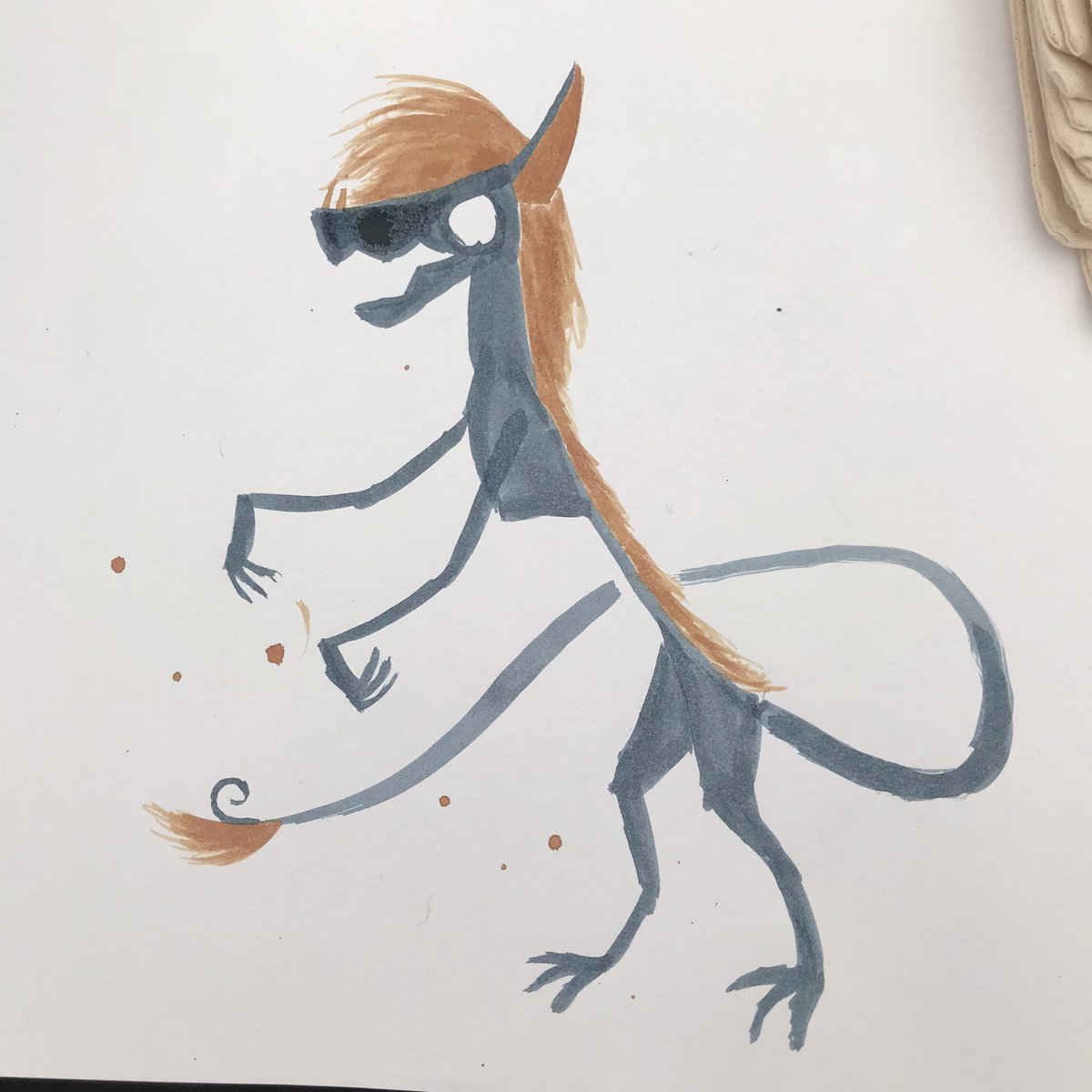 ErmehgerdProxy's tweet photo. Devitite tote bag
Never tried this technique before, pretty good for a first try!
#scifi #alien #specbio #specev #creaturedesign #painting #totebag #artistontwittter https://t.co/q1UgdTEPUH