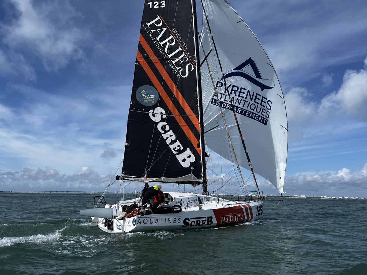 #defiatlantique - arrivée de Chocolat Paries Screb de Jean-Baptiste Datamy en 9e position