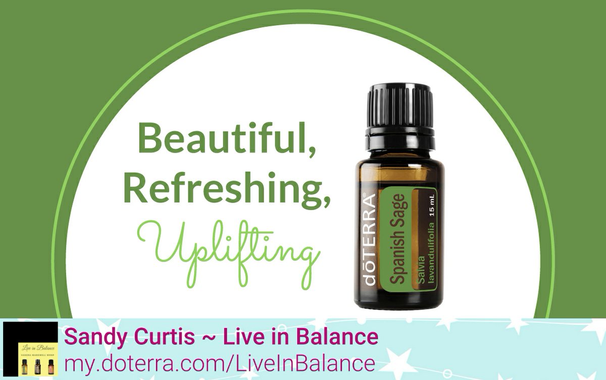 SandyWithAWhy's tweet photo. Welcome Spanish Sage to the doTERRA family! https://t.co/Xr7sGGvumW