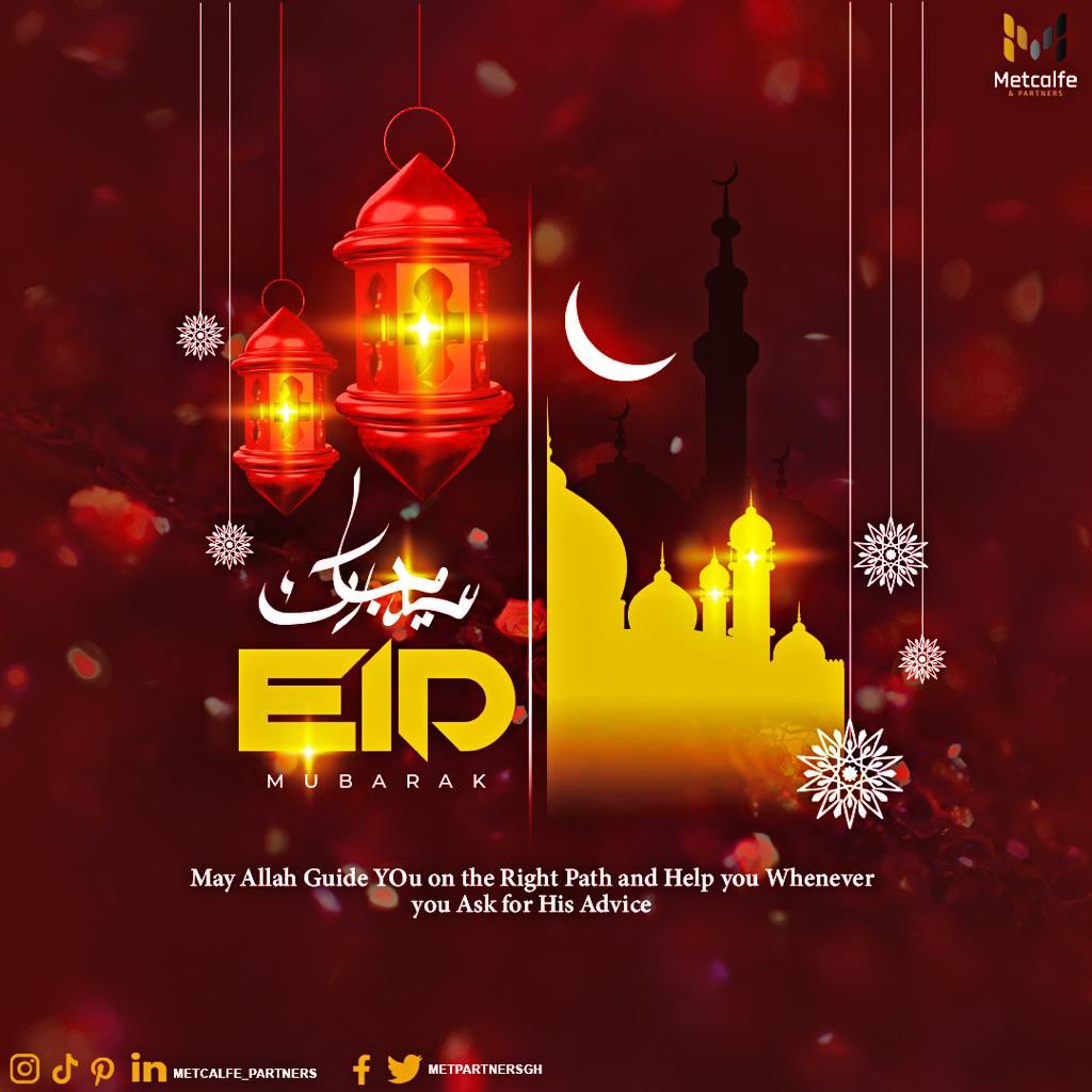 metpartnersgh's tweet photo. To our Muslim Community, wishing you all a happy Eid Mubarak, may Allah heed to all your cries💫

#Metcalfe https://t.co/RBLBJj0sgY