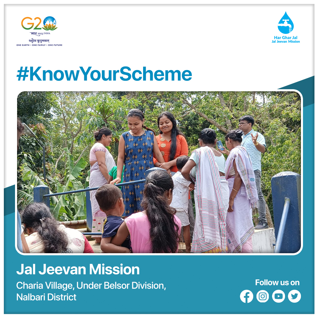 JJM_Assam's tweet image. #KnowYourScheme activity was carried out at Charia village under Belsor division, Nalbari district.

#jjmassam #JalJeevanMission #assam #HarGharJal