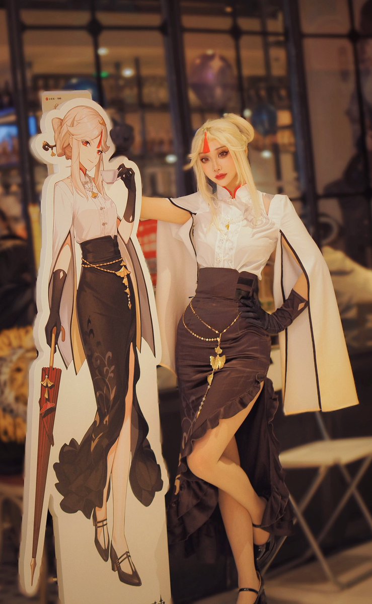 vvyamichi's tweet photo. #Genshinfanart #Genshin #Ningguang #cosplayergirl https://t.co/VIoUJmEuiI
