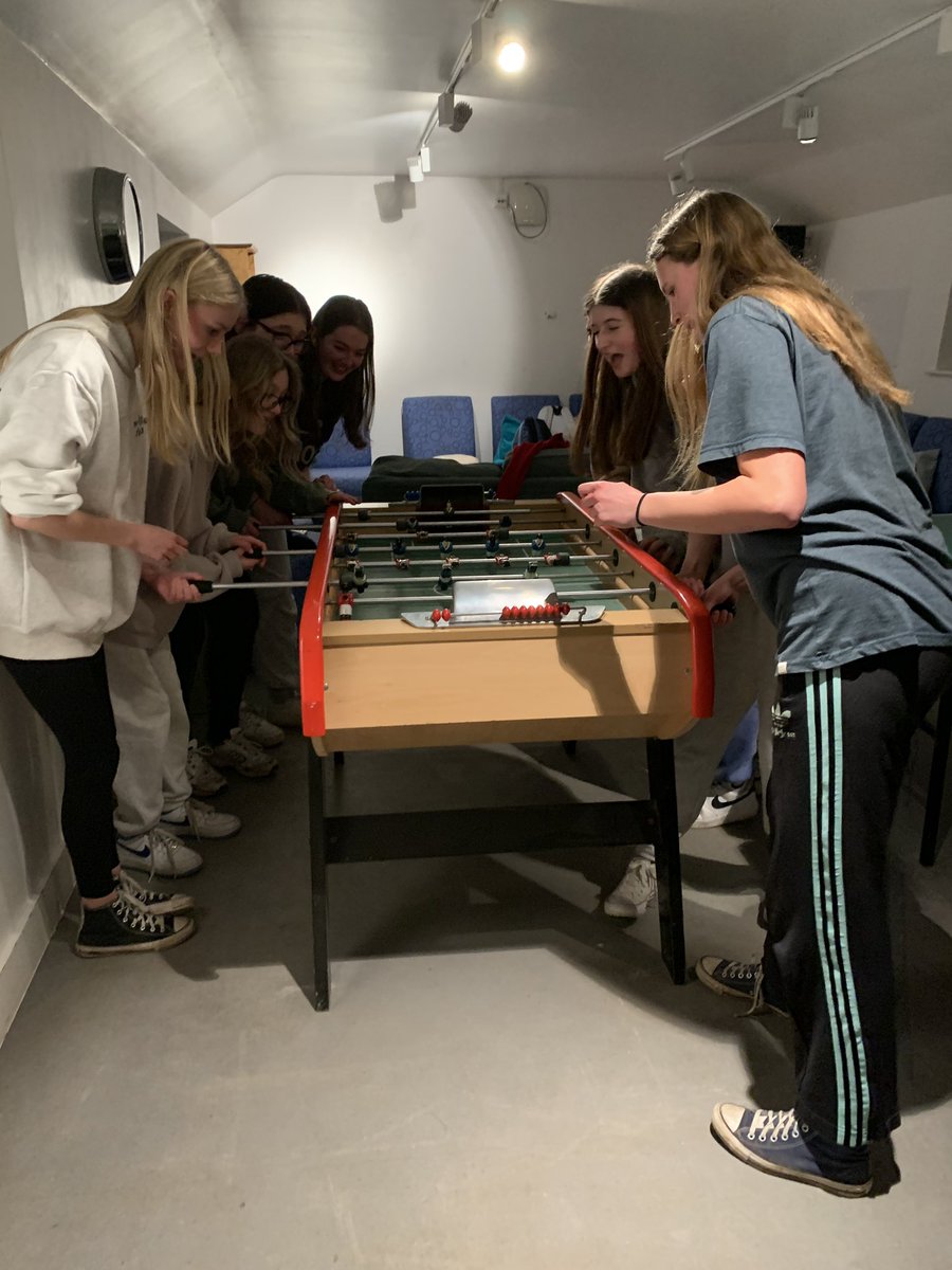 CGS_Geography's tweet photo. Rowdy first night for our A level Geographers… HEATED game of table football for the girls & a stressful Friday night live football match for some of the boys #cgsgeography #lessnottalkaboutarsenal https://t.co/KO3uL14Tit