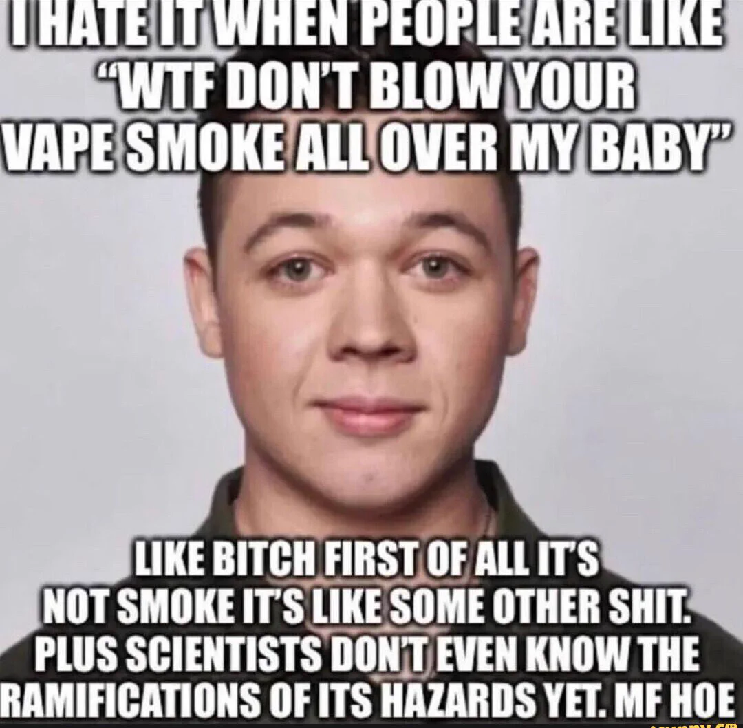 stop blowing vape smoke on my baby Ghetto Smosh X: 