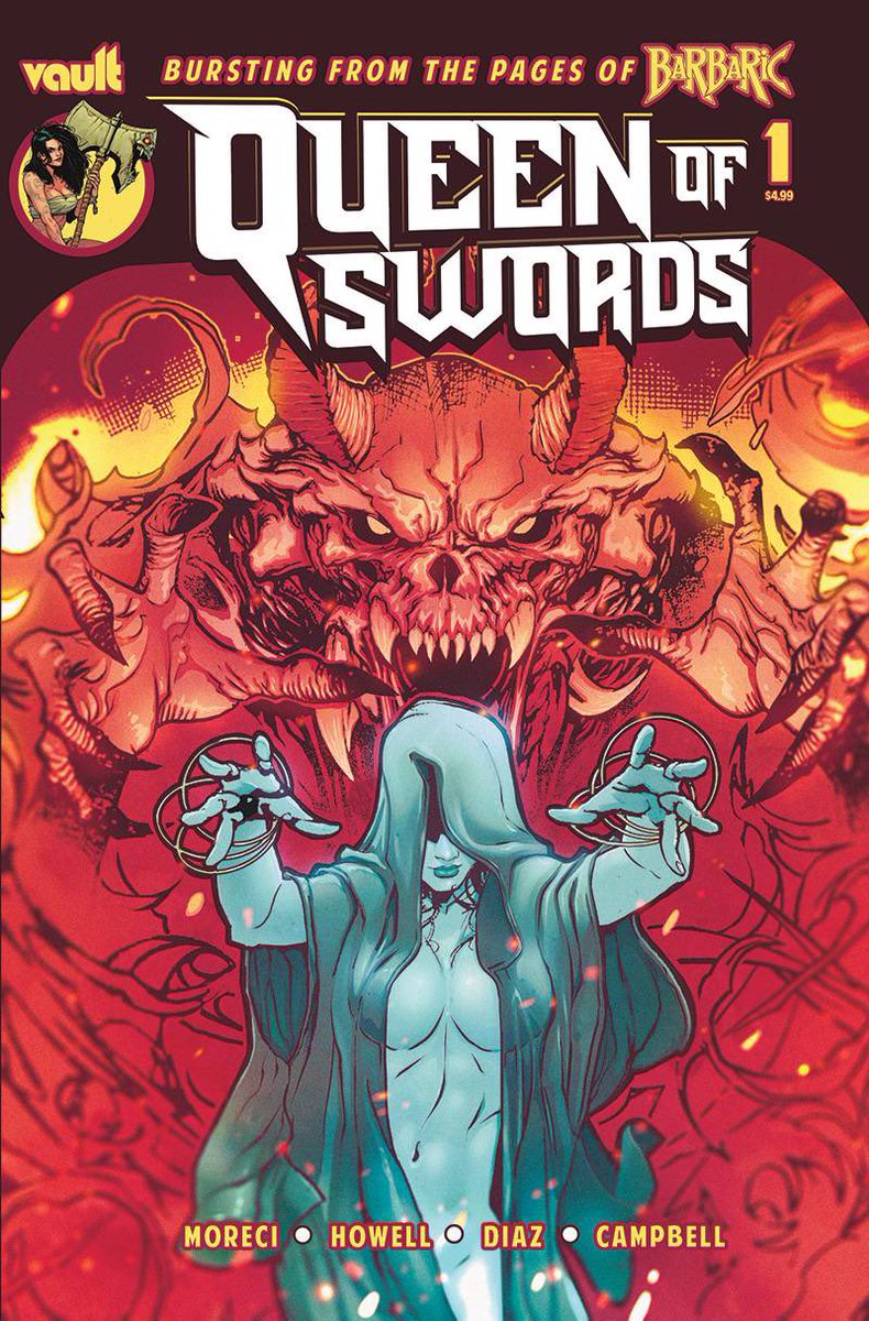 SPOILER FREE! Spinning out of Barbaric, this tale follows a unique party on a desperate adventure. Queen of Swords 1 @thevaultcomics @michaelmoreci #nathangooden @rin237 @kikinhoJ @campbellletters

bit.ly/3AkPj2J