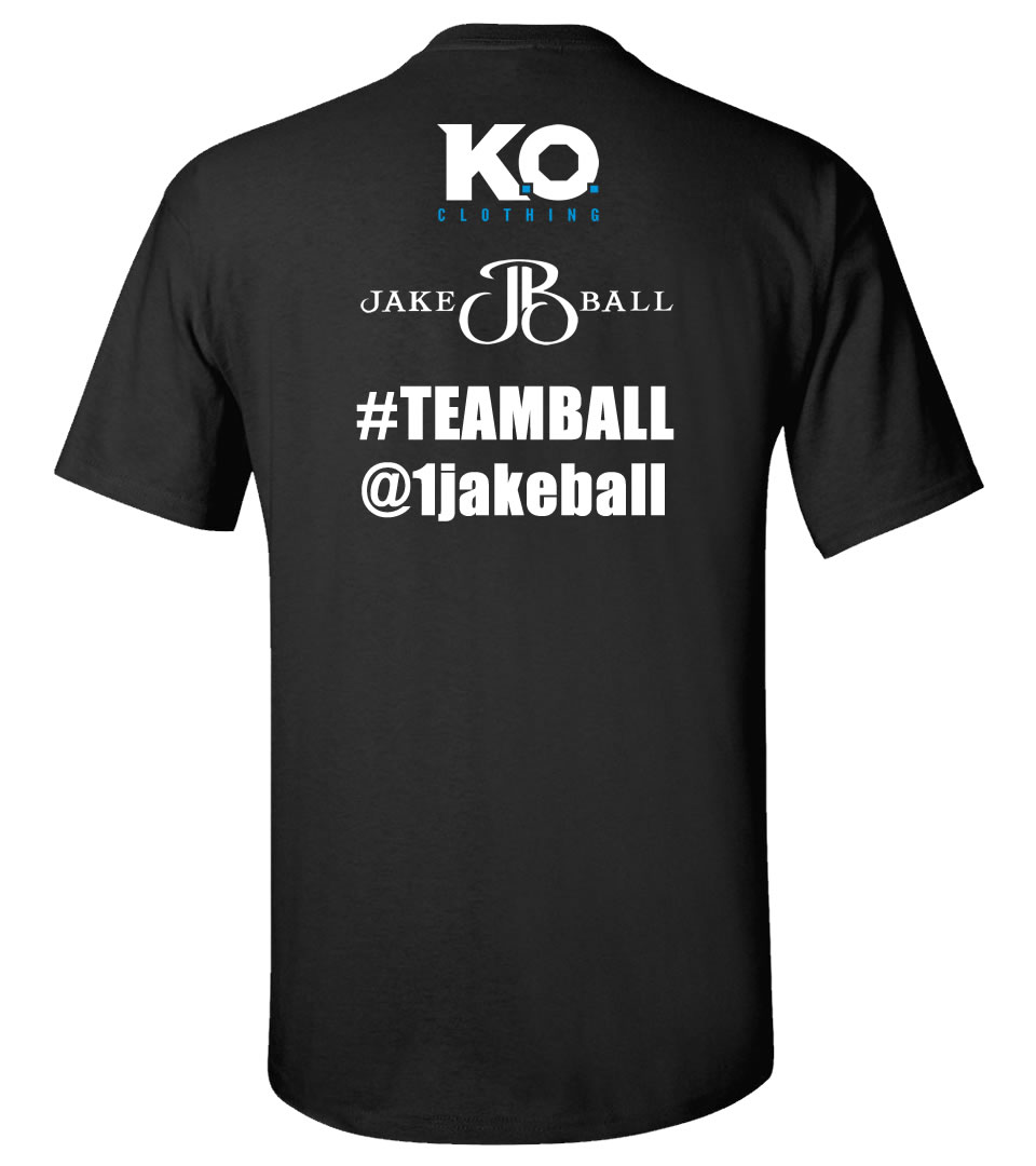 Official @1jakeball fight fan tee available @ knockoutclothing.com/jakeball #KOclothing #TeamBall #boxing