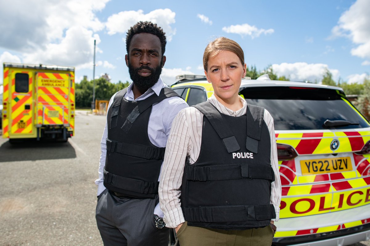 JimmyAkingbola's tweet photo. DC Steve Bradshaw returns – the right-hand man to Gemma Whelan’s (@WhelanGemma) DS Sarah Collins – in #TheTower2: Death Message, which will make its premiere May 16th on @britboxtv in North America. 🇺🇸
#thetower #deathmessage #stevebradshaw #sarahcollins #police #crime #drama https://t.co/jL7cR8j683