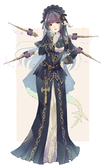 お嬢様なアウラちゃん#FF14 #FF14art #FF14イラスト #アウラ 