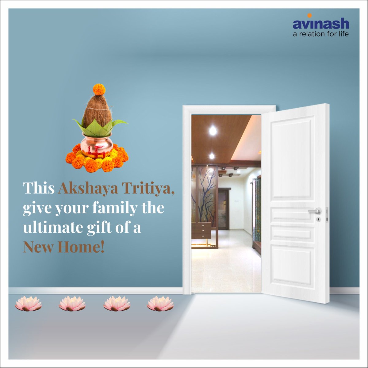 AvinashGroup's tweet photo. Let the auspicious day of Akshaya Tritiya bring you new beginnings and a new home to call your own.
Happy Akshaya Tritiya!
#HappyAkshayaTritiya #AkshayaTritiya2023 #AvinashGroup #RelationForLife #NewHome #NewBeginning #HomeOwnership https://t.co/azw19KYbQq