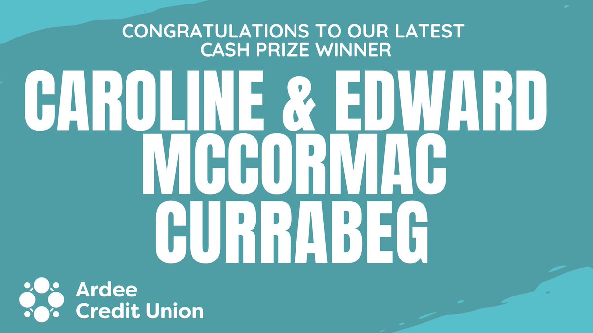 Caroline & Edward McCormac from Currabeg are the lucky winners of this months Cash Draw 🥳
Massive Congratulations!
Caroline and Edward are the lucky winners of €18,500 in cash - Cha Ching!!
#Ardee #ArdeeTown #acucashdraw #ACUMembers #cashprizes