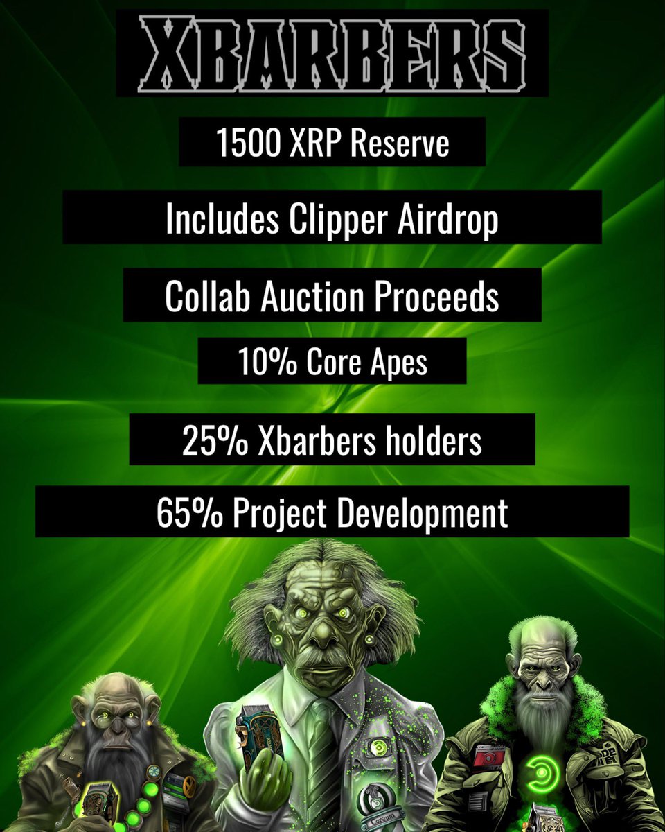 Are you ready to witness this ground shaking Collab Auction <a href="/Coreapesclub/">CAC goes DEGEN</a> &amp; #Xbarbers 

Today - 8pm BST - 3pm EST

Auction packed, powerful art from start to finish!

discord.gg/coreapes

“If you want to live a happy life, tie it to
goals, not to people.” - Albert Einstein