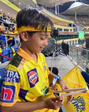 TFC_mass's tweet photo. #Aadvik 💛🫶 @ChennaiIPL https://t.co/lIMxovh6Qb