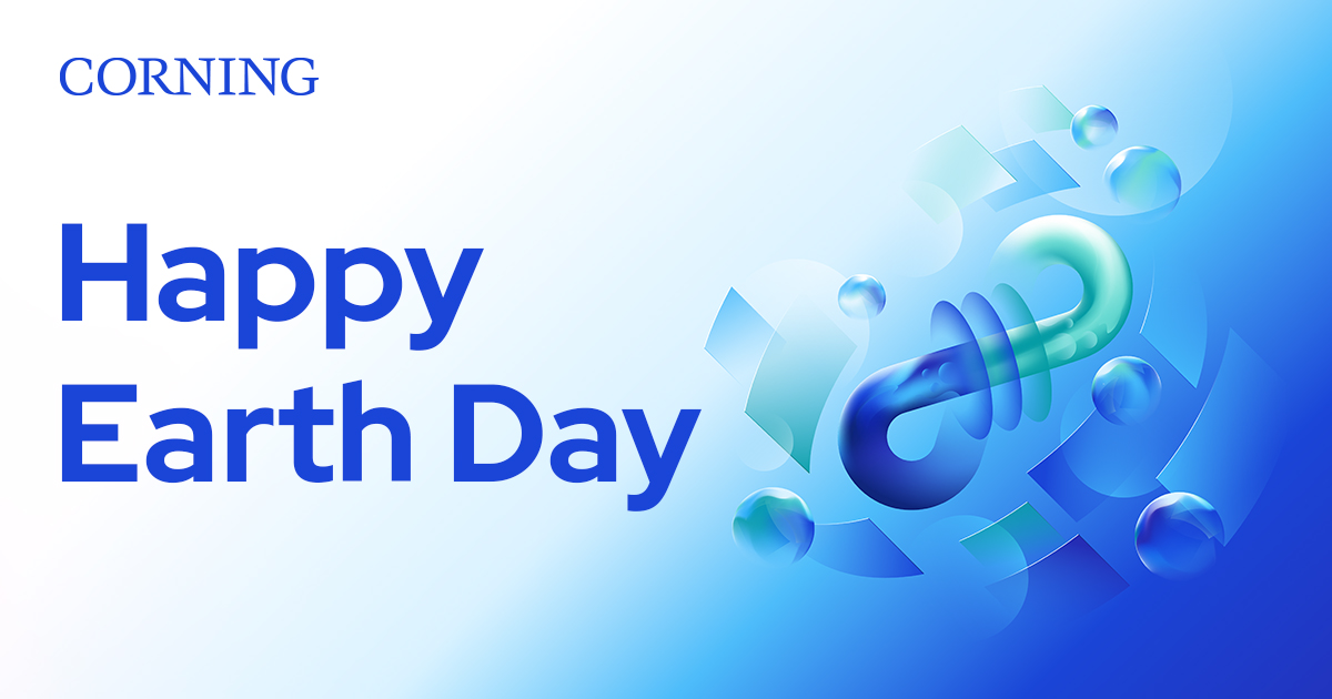 Happy #EarthDay! We’re proud of our efforts towards a cleaner and brighter future. Read our 2022 #Sustainability report to learn about sustainability at Corning: ms.spr.ly/6014g33fi.