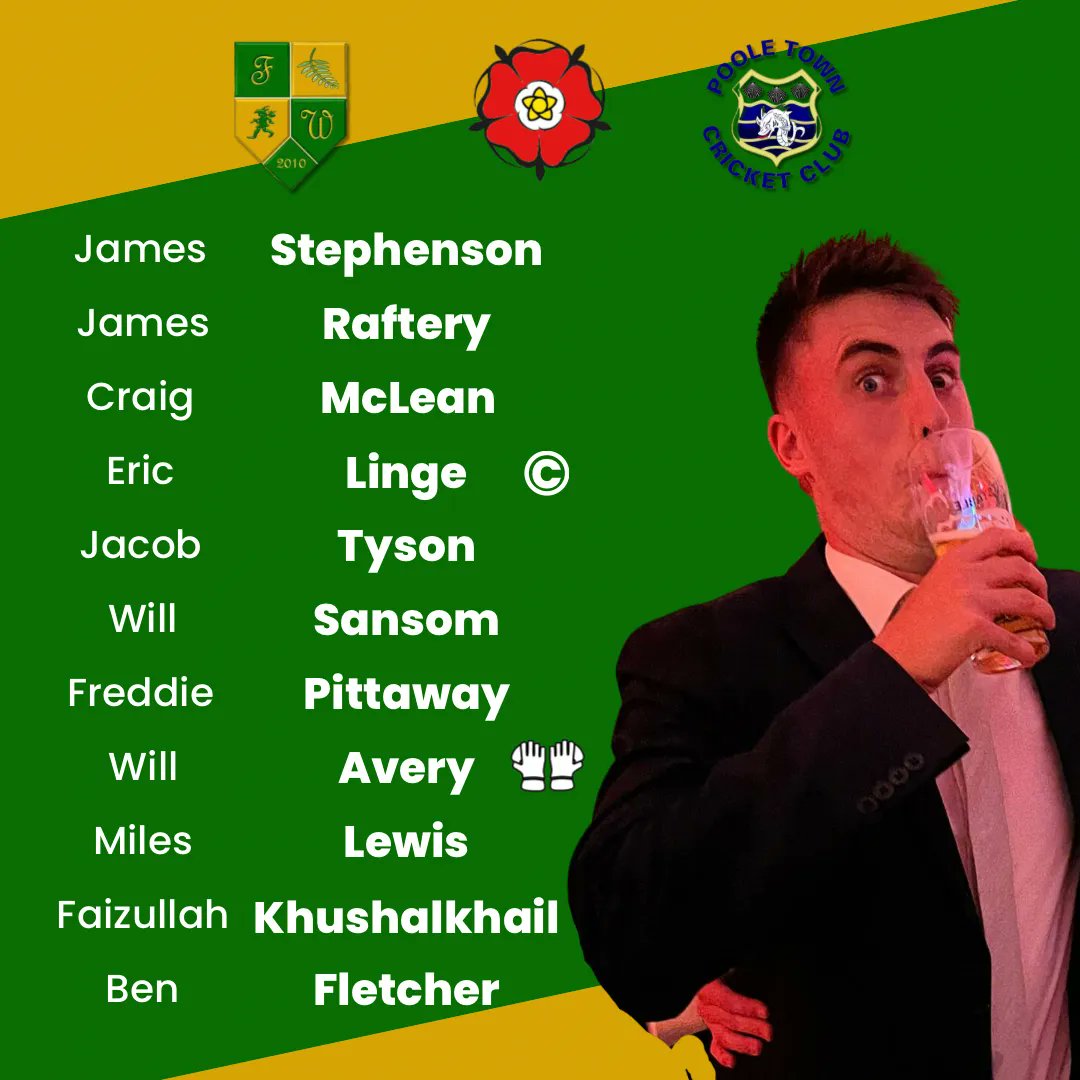 FWCricket's tweet photo. π¨ TEAM NEWS!!! π¨
Here it is (weather permitting)β¦ the first games of the 2023 campaign.
Your teams for todays games against Poole Town.
Good luck to everyone playing today! The 1st XI game can be followed live on Play Cricket.
#upthefern #greenandgold #fletchback #cricket https://t.co/eHRDQ2asa4
