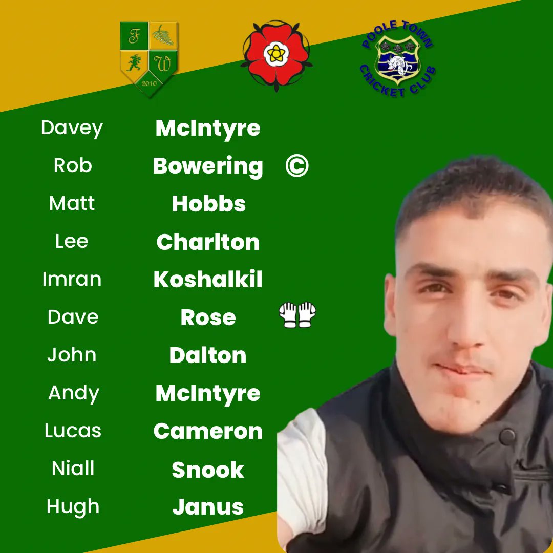 FWCricket's tweet photo. π¨ TEAM NEWS!!! π¨
Here it is (weather permitting)β¦ the first games of the 2023 campaign.
Your teams for todays games against Poole Town.
Good luck to everyone playing today! The 1st XI game can be followed live on Play Cricket.
#upthefern #greenandgold #fletchback #cricket https://t.co/eHRDQ2asa4