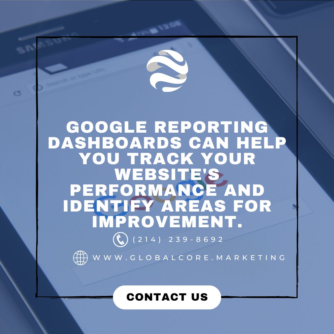 GlobalCoreM's tweet image. Google reporting dashboards can help you track your website's performance and identify areas for improvement.