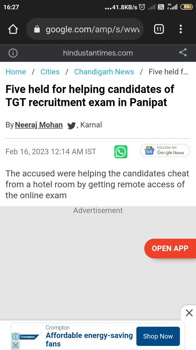 balmukund4310's tweet photo. it is subject of enquiry. Settlers had caught during exams with gadgets. Online exams are becoming less trustworthy day by day.
#kvsresult 
@dpradhanbjp @EduMinOfIndia @narendramodi @PMOIndia @DG_NTA @KVS_HQ https://t.co/1gfgz0MdVX