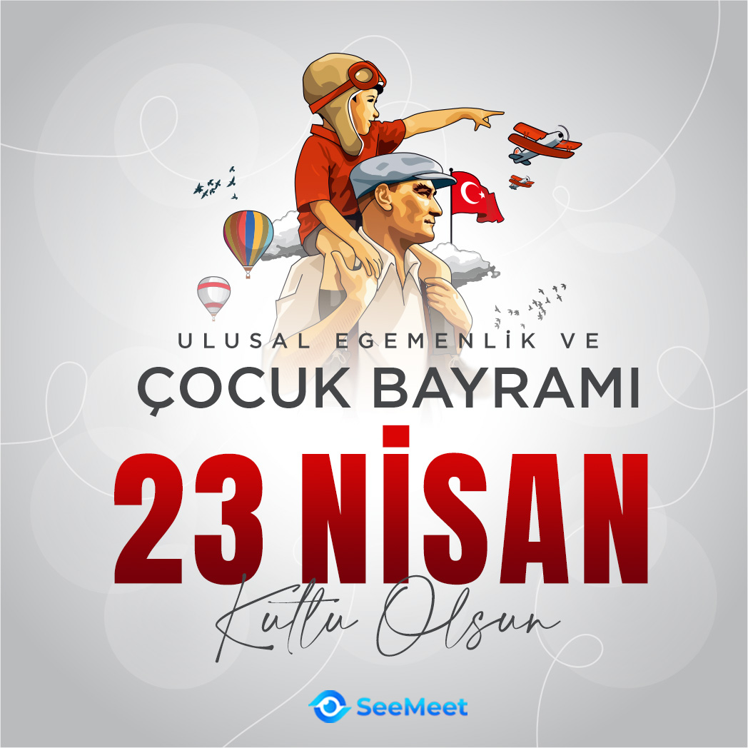seemeetlive's tweet photo. Açtığın yolda, gösterdiğin hedefe... 

23 Nisan Ulusal Egemenlik ve Çocuk Bayramı'mız kutlu olsun. 🇹🇷🇹🇷🇹🇷 #23Nisan #SeeMeet https://t.co/rHTbSwB5Lv