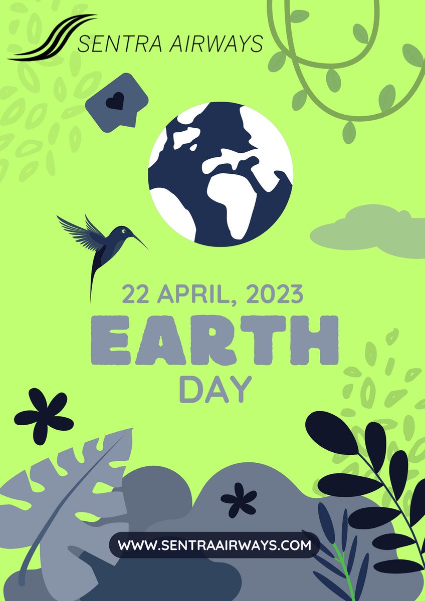 Happy Earth Day 2023. #earthday #sentraairways #ghana #ghanaflights #uk #ukflights #flyingsoon