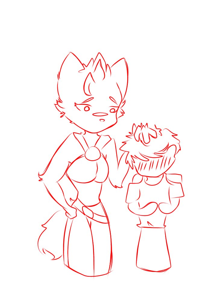 CallMeStupid000's tweet photo. some fun art for @Kael_Tiger #FBTW https://t.co/N9AQdcF8ej