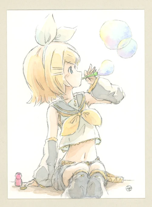 デフォ服のリンちゃんかわいいのでまた描こう 