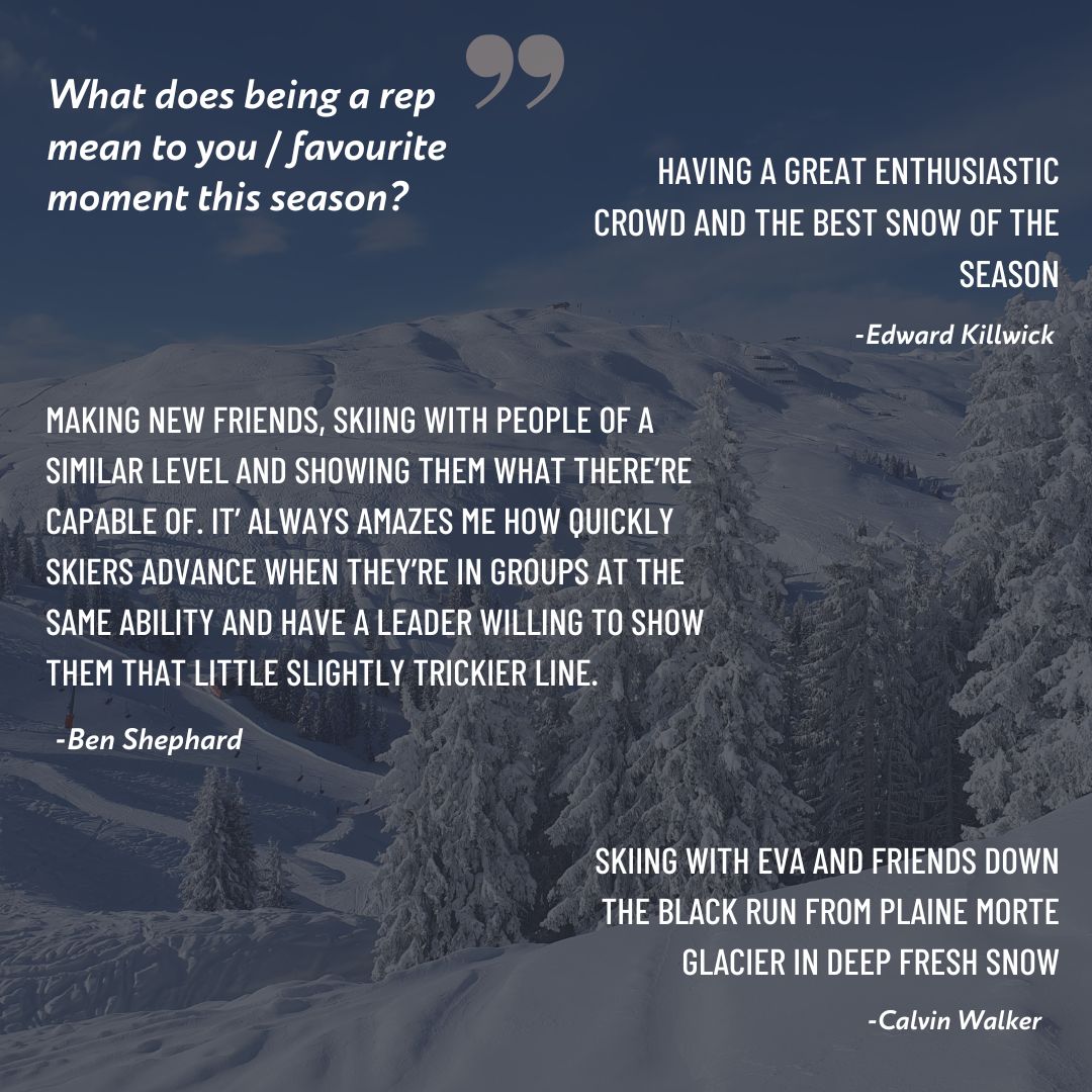 TheSkiClub's tweet photo. Our rep service has come to a close for the 22/23 season, and what a season it was!
We would like to say a huge thank you to our absolutely fantastic reps for working tirelessly throughout the winter!
#SCGB #SCGBReps #SkiReps #RepResorts #Skiing #Snowsports #SkiMembers https://t.co/iuR8rV7vdt