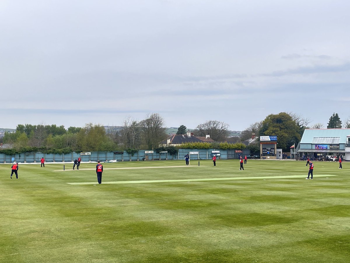 Gmoore1906's tweet photo. ⁦@brigade1906⁩  ⁦@ScoresCCC⁩ Coleraine 12/1 off 3. Wilson with his first. https://t.co/NsgS5YjMRA