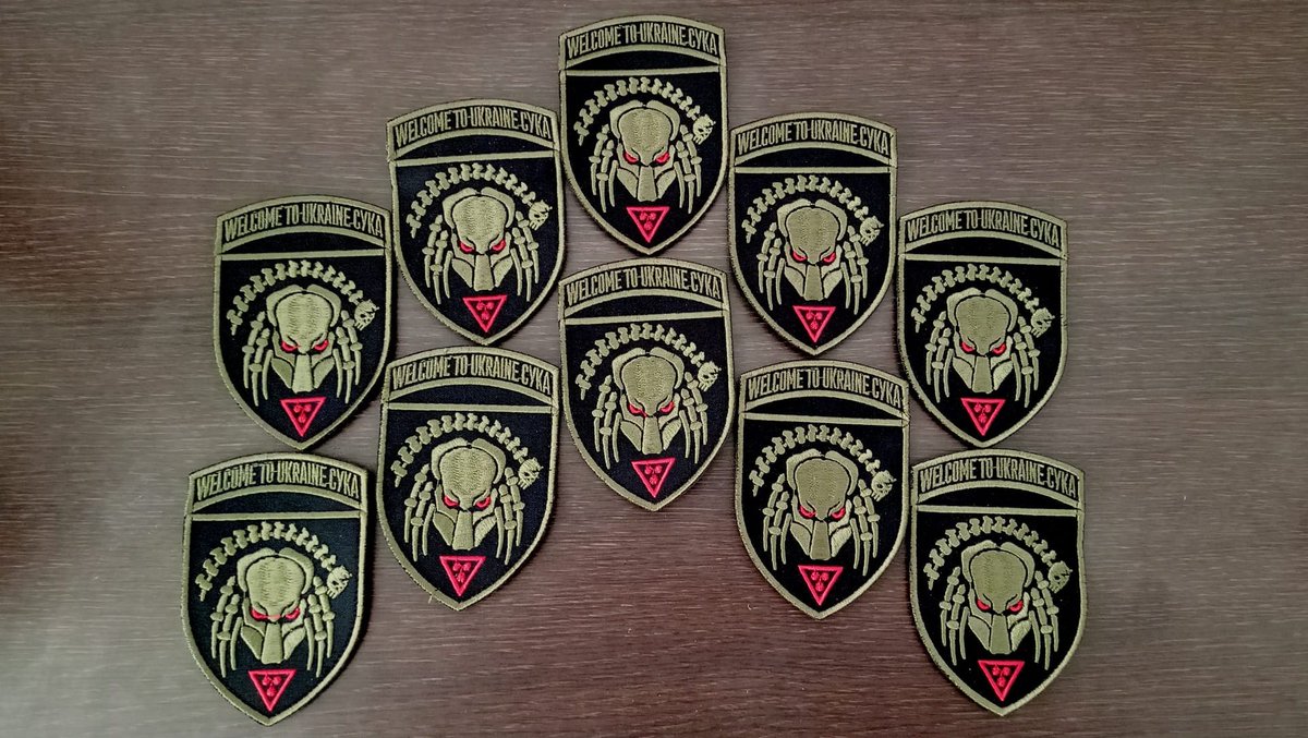 Para celebrar que somos más de 20.000 en el canal.

✨SORTEO de 1⃣0⃣ parches "Predator WELCOME TO UKRAINE СУКА"
Solo tienes que:
🔸Seguirme
🔸Darle a me gusta❤️
🔸Retuitear📢

🗓️Finaliza el 28 de abril a las 23:59
El 29 de abril anunciare a los 10 ganadores🏆
Mucha suerte!!!