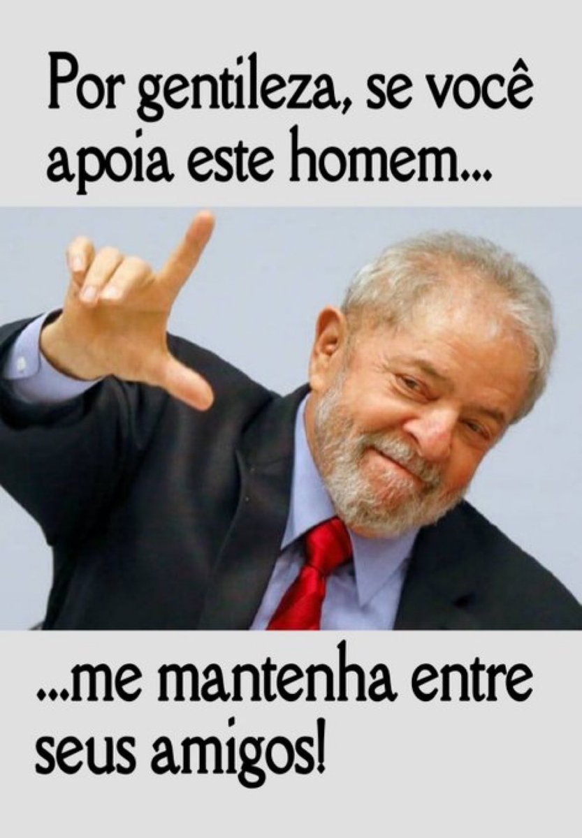 Se vc tbm não quer o bolsonarismo de volta, saiba que precisamos nos unir.
Juntos somos mais fortes.
Ajude dando um RT, por favor.
Seguirei todos de volta.

<a href="/Nilsonhandebol/">N.H</a> <a href="/pinho_ray/">Ray Pinho ☻</a> <a href="/MoraesPT13/">𝕄𝕠𝕣𝕒𝕖𝕤★彡★ ☭</a> <a href="/SrgiodeLaRocque/">Sérgio La-Rocque</a> <a href="/SrgioLBSilveira/">Sérgio Silveira</a> @AndreJanonesAdv <a href="/LulaOficial/">Lula</a>