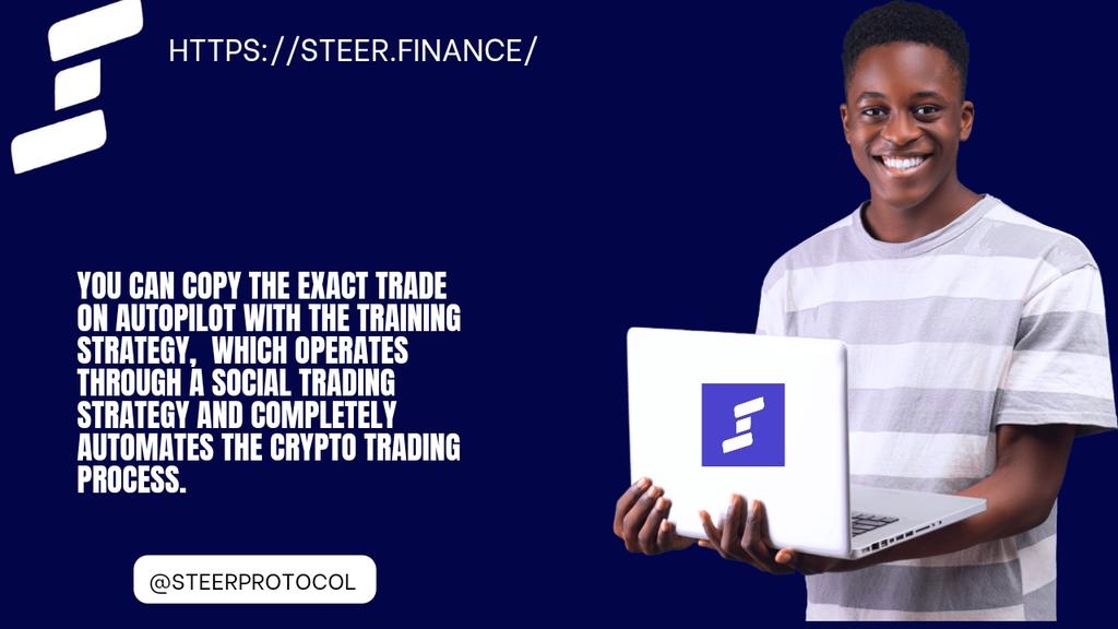 ElegantSnowWhit's tweet image. The preparation system
@steerprotocol work through a social exchanging system, you are permitted to duplicate the specific exchange on autopilot, totally computerizing the whole crypto exchanging process.
#steerprotocol @steerprotocol #web3 #steer