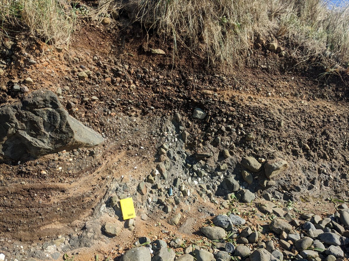 AlexMClark97's tweet photo. Wrapped up an awesome field season back on the Antrim Plateau with @AntarcticGlacie @SimonBlockley1 @drsamroberson @AdepalmerA featuring drone photos, some impromptu sedimentology, and an 11.8 m deep core! Can't wait to get a closer look at what we've found https://t.co/ZzYTSbOiHh