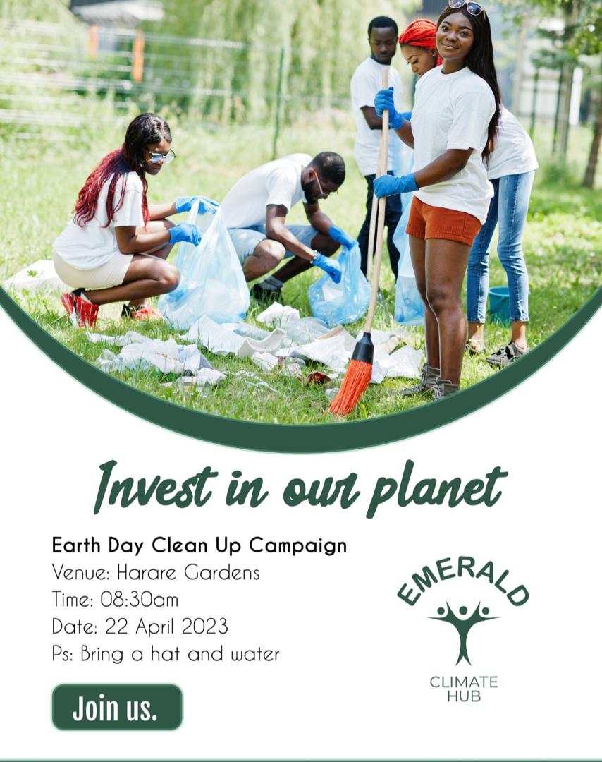 KMKurotwi's tweet photo. Earth Day: Invest in our planet!
Clean Up Campaign in Harare Gardens.
#EarthDay2023 #ClimateActionNow 
#KeepHarareClean https://t.co/IWbxfae6AM