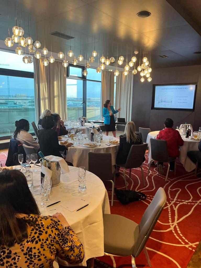 Dr Michelle Lavin shared her expertise and passion to promote better care for women and girls with bleeding disorders. Lots of ideas for collaboration!!