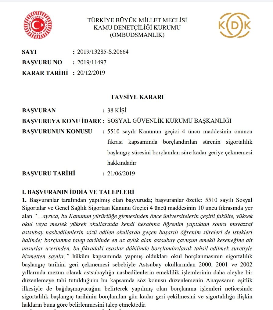 eylmz3503's tweet photo. @M_Levent_Bulbul Sayın Vekilim, SİVİL OKUL BORÇLANMASI Mağdurları 2000, 2001 ve 2002 devresi ASTSUBAYLAR'IN borçlanma sorunu hâlâ devam ediyor. Siz konuyu en iyi bilenlerdensiniz. Bize verilen sözü hiç unutmadık...
#EGMveTSKBorçlanmaMağduru https://t.co/EFj9NForzJ