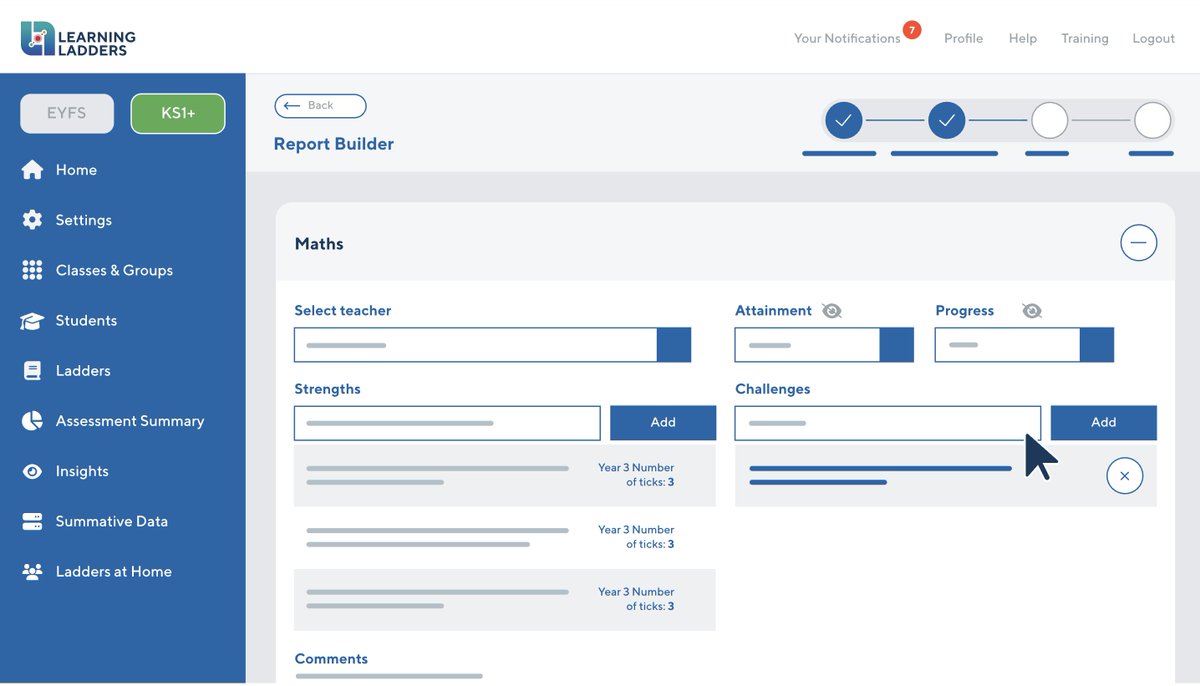 LearningLadder5's tweet photo. Dreading Report writing this term? Let Learning Ladders automate it for you!
How about using voice notes and video rather than writing out comments? No problem!
Our Student Reports module enables teachers to create beautiful, detailed end of year Reports to parents in minutes. https://t.co/Ke1yaJbdzi