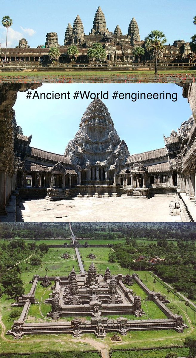 ancient_view's tweet photo. Unusually #AngkorWat is oriented to the west, a direction typically relates to death in #Hinduism. Unlike most #Angkorian temples which are commonly directed to the east. A genuine marvel of the #ancient #world #engineering in my opinion. They don’t make them like they used too! https://t.co/NS7NyNooDL