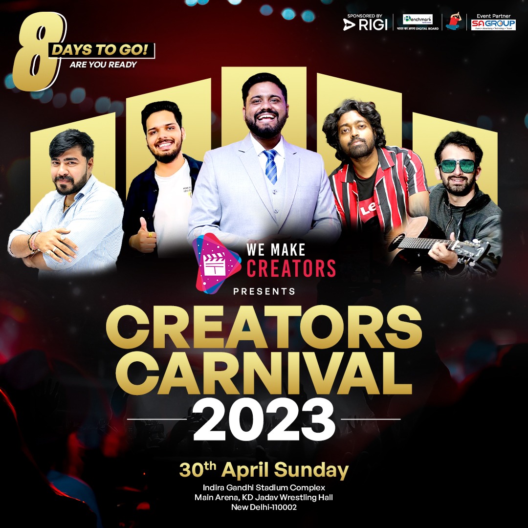 adityastarg2's tweet photo. Creators Carnival 2023 https://t.co/Ov2mWAaEwM