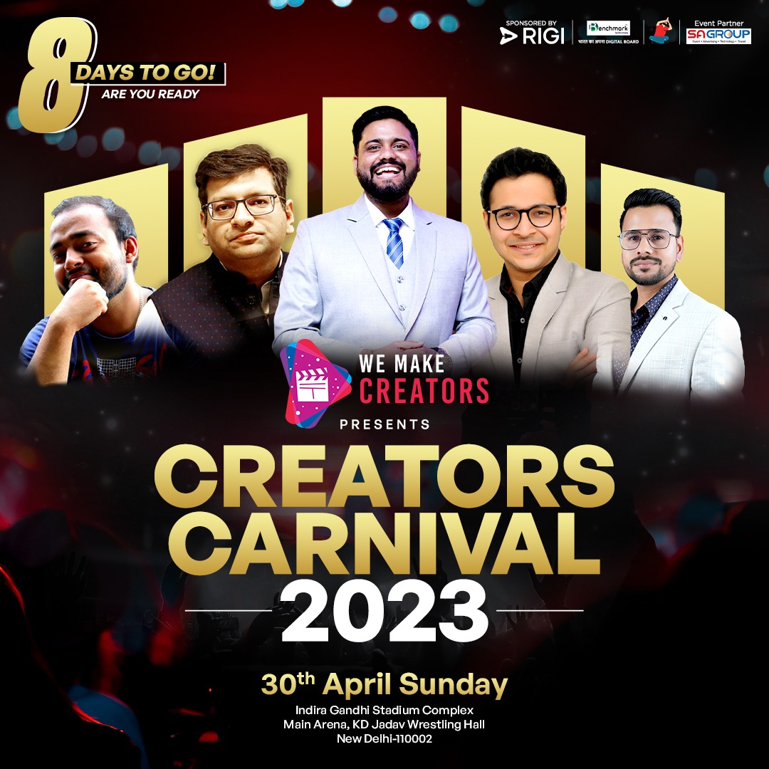 adityastarg2's tweet photo. Creators Carnival 2023 https://t.co/Ov2mWAaEwM