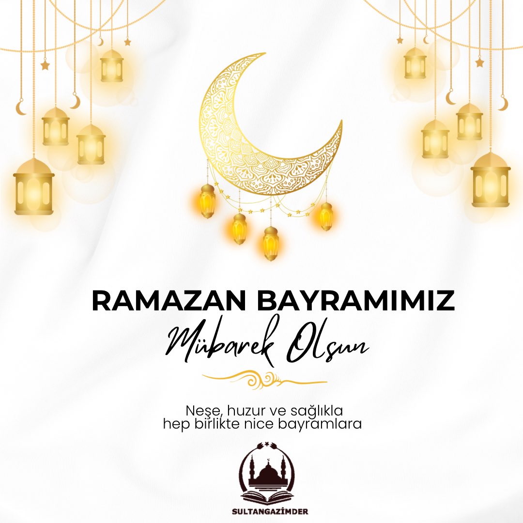 🌙 Mübarek Ramazan Bayramımız kutlu olsun. 😊 

🔸Sevdiklerimizle bir arada olduğumuz nice bayramlara inşallah. 🤲🏻

#FıtırBayramı
#RAMAZANBAYRAMI