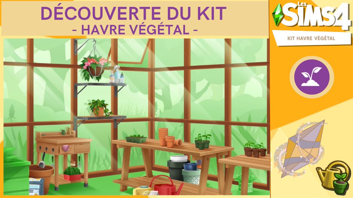 LuniverSims's tweet photo. On découvre le kit Havre Végétal en vidéo juste ici, présenté par @MomoPerez7 😁

https://t.co/E9R4clQGuY

#Sims4 #lessims4 #thessims4 #kitsims4 #youtube #havrevégétal #greenhouse https://t.co/vhfghZyjQZ