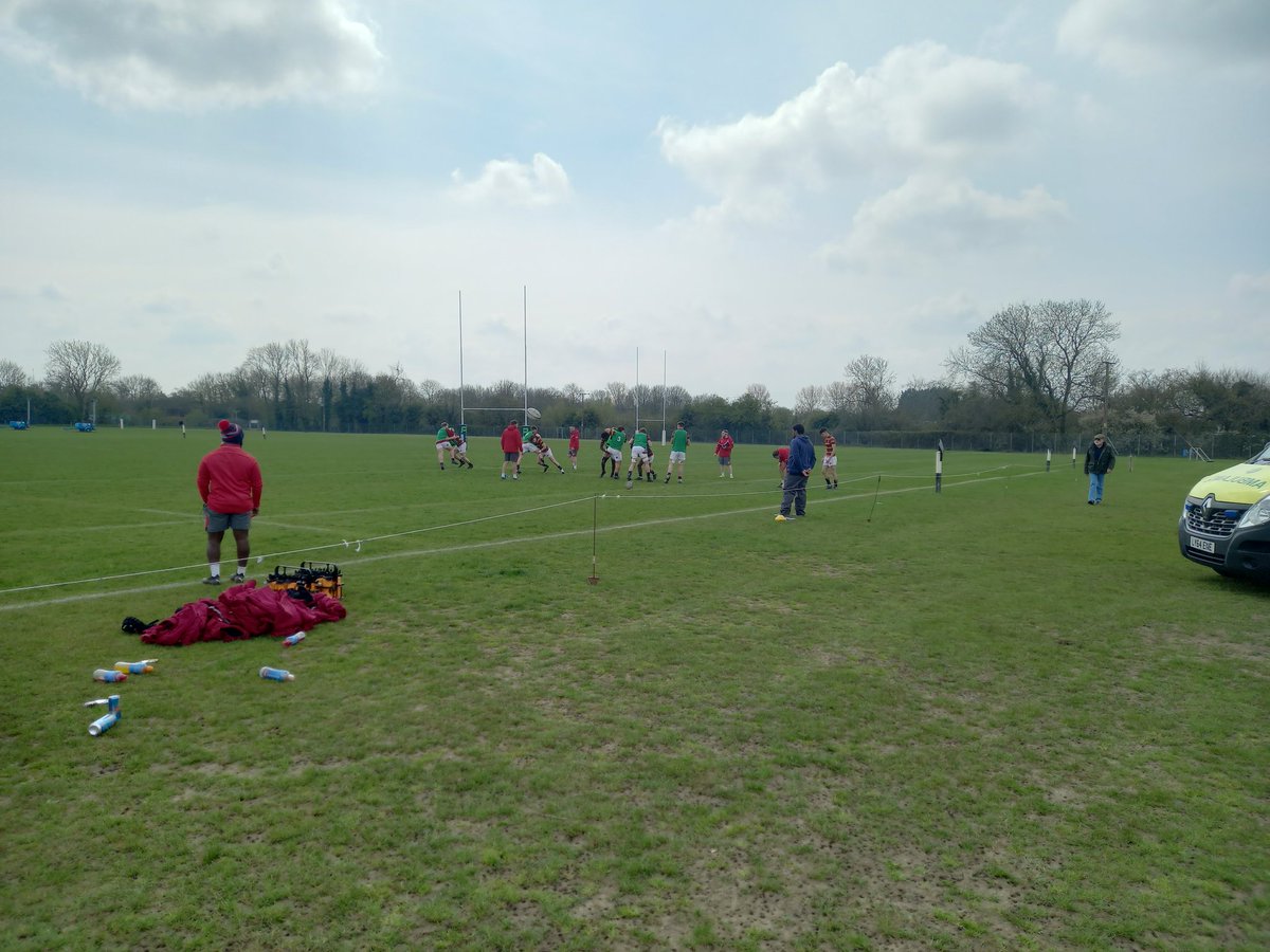 Colmanskid's tweet photo. Enjoying the sunshine @RWBassetRFC whilst the future @LeicesterTigers play @BathRugby https://t.co/0DGWgCnjSy
